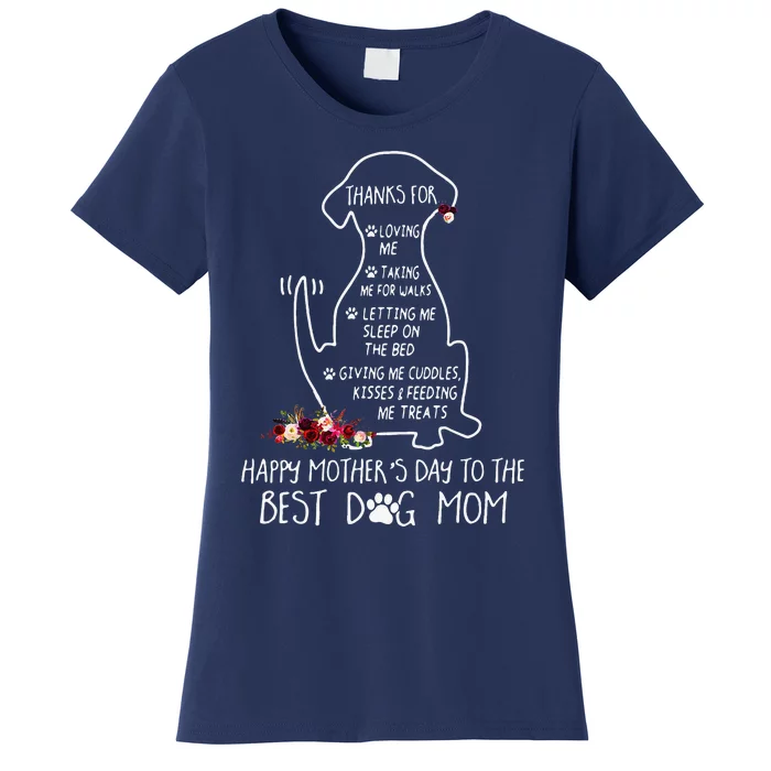 Happy Mothers Day Dog Mom Women's T-Shirt