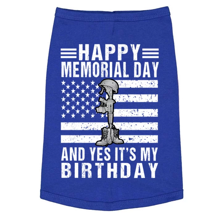 Happy Memorial Day Birthday Funny Gift 31st May Birthday Gift Doggie Tank