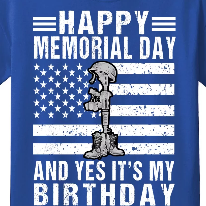 Happy Memorial Day Birthday Funny Gift 31st May Birthday Gift Kids T-Shirt