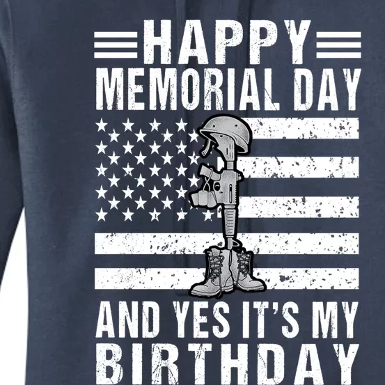 Happy Memorial Day Birthday Funny Gift 31st May Birthday Gift Women's Pullover Hoodie