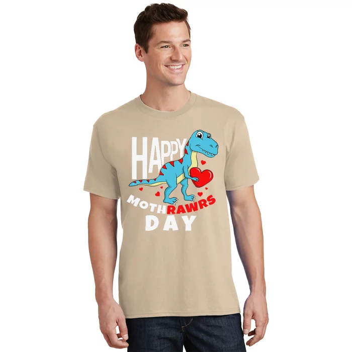 Happy Mother's Day Son For Mom Rawr Trex Dino T-Shirt