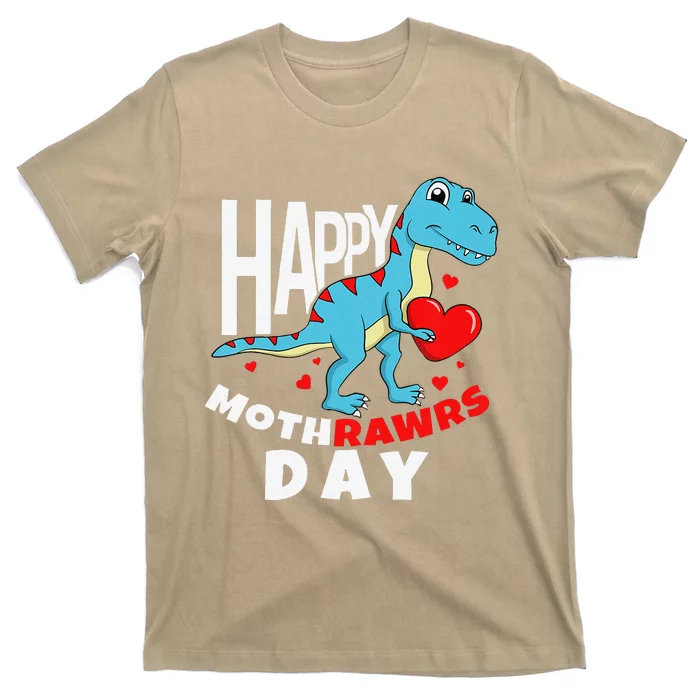 Happy Mother's Day Son For Mom Rawr Trex Dino T-Shirt