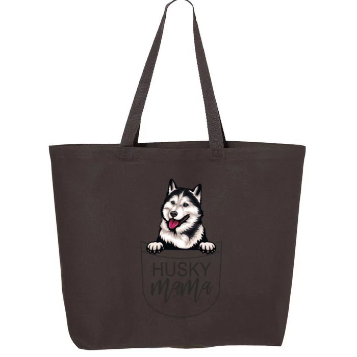 Husky Mama Dog Lover Funny Dog Mom Cute Dog Owner Funny Gift 25L Jumbo Tote