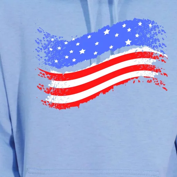 Happy Memorial Day Ribbon Patriotic Flag Gift Unisex Surf Hoodie