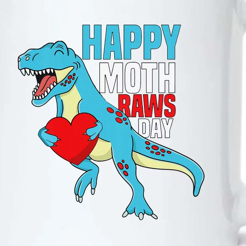 Happy Mother's Day Son For Mommy Rawr Trex Dino Black Color Changing Mug