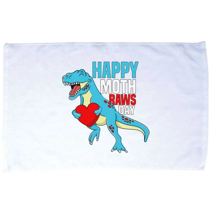 Happy Mother's Day Son For Mommy Rawr Trex Dino Microfiber Hand Towel