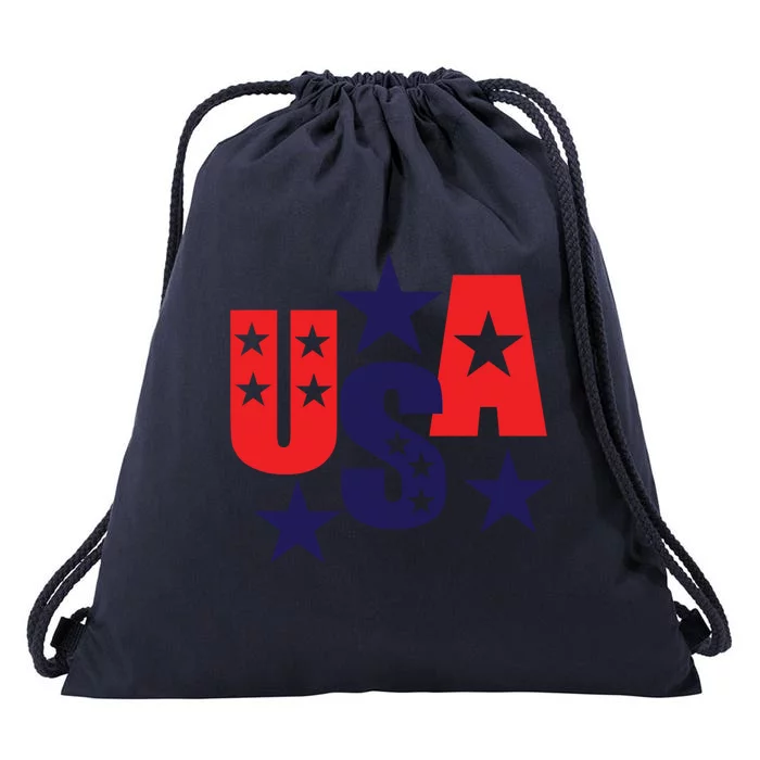 Happy Memorial Day Freedom 4th Of July Gift Drawstring Bag