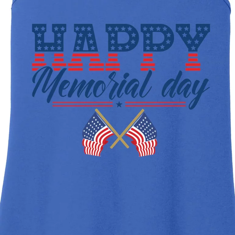 Happy Memorial Day Gift Ladies Essential Tank