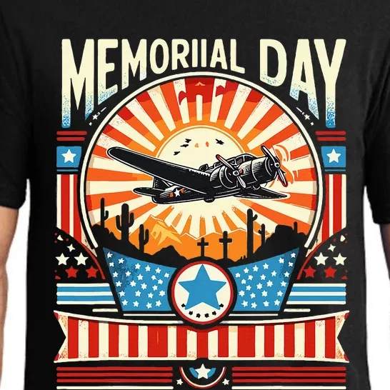 Happy Memorial Day 2024 Pajama Set