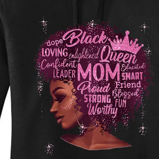 Happy MotherS Day Mom African American Women's Pullover Hoodie