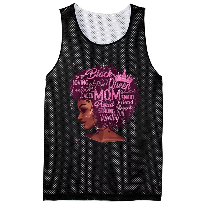 Happy MotherS Day Mom African American Mesh Reversible Basketball Jersey Tank