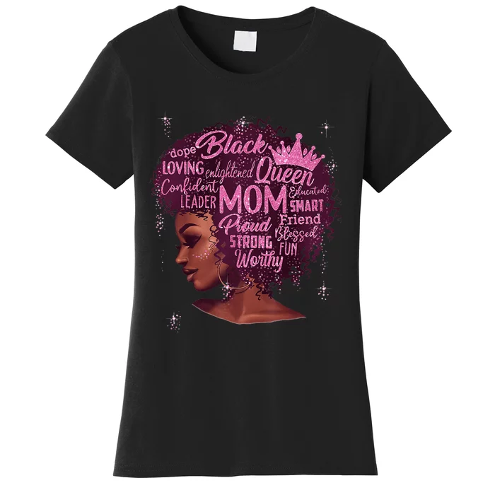 Happy MotherS Day Mom African American Women's T-Shirt