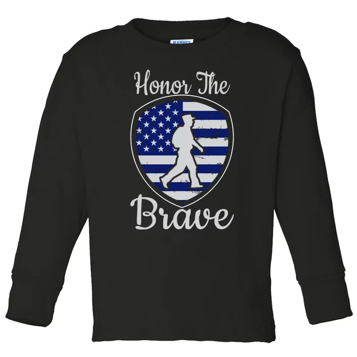 Happy Memorial Day T Toddler Long Sleeve Shirt