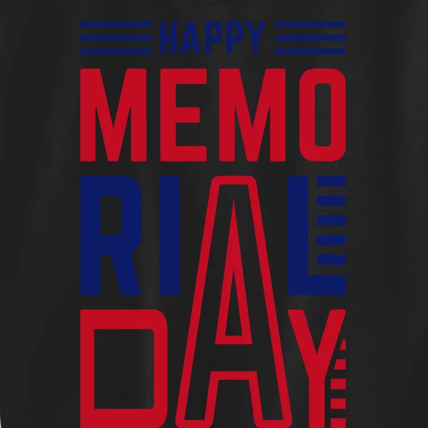 Happy Memorial Day T Kids Sweatshirt