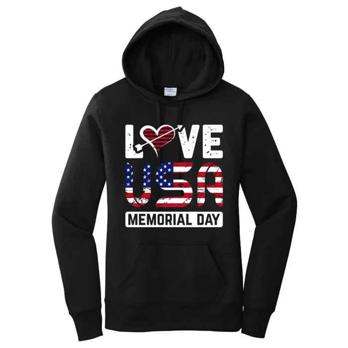 Happy Memorial Day T Women's Pullover Hoodie