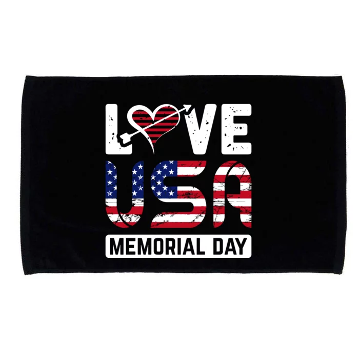 Happy Memorial Day T Microfiber Hand Towel