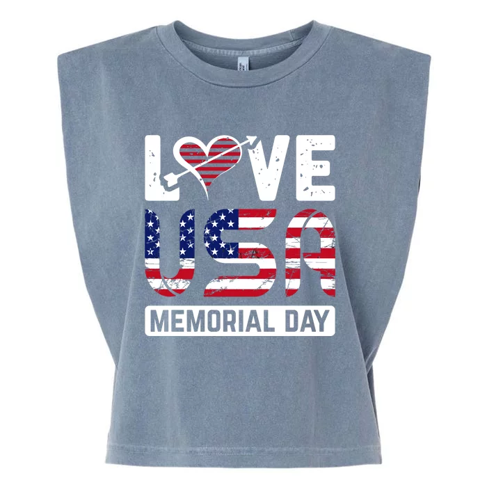 Happy Memorial Day T Garment-Dyed Women's Muscle Tee