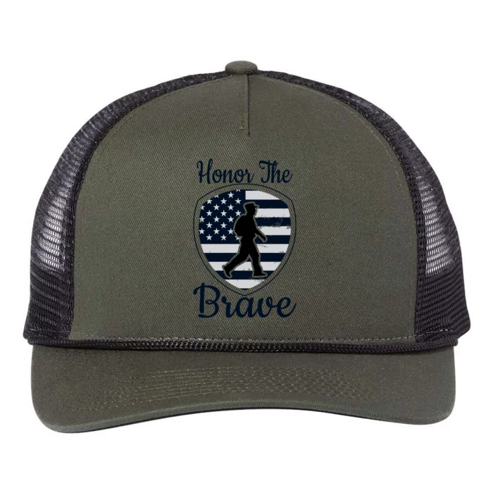 Happy Memorial Day T Retro Rope Trucker Hat Cap