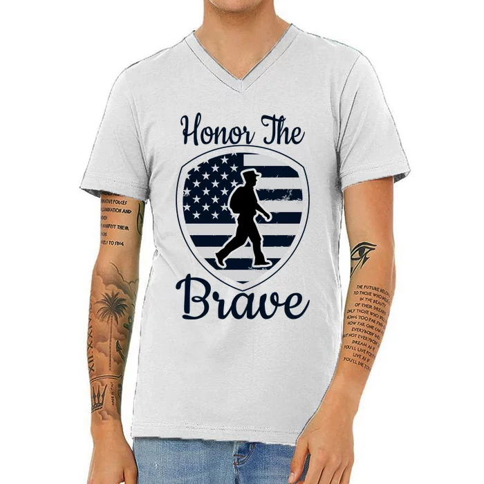 Happy Memorial Day T V-Neck T-Shirt