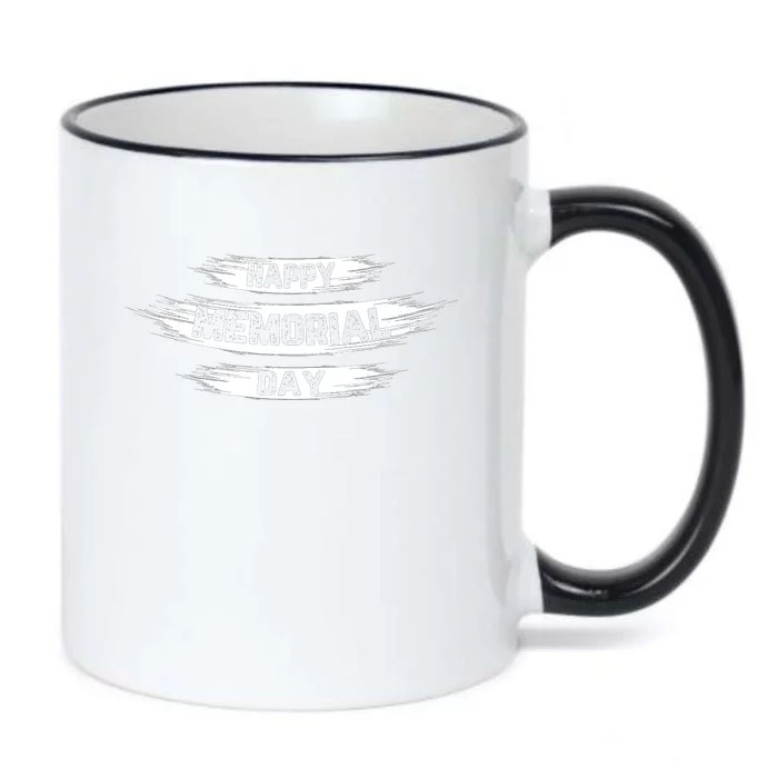 Happy Memorial Day T Black Color Changing Mug