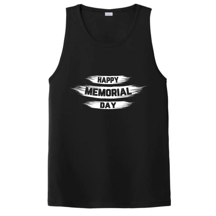 Happy Memorial Day T Performance Tank