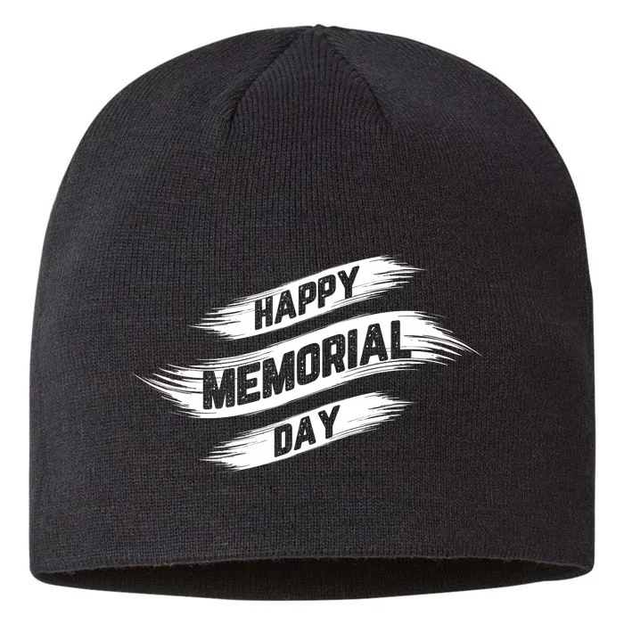 Happy Memorial Day T 8 1/2in Sustainable Knit Beanie