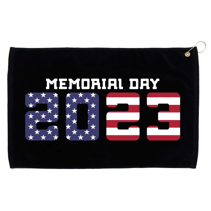 Happy Memorial Day T Grommeted Golf Towel