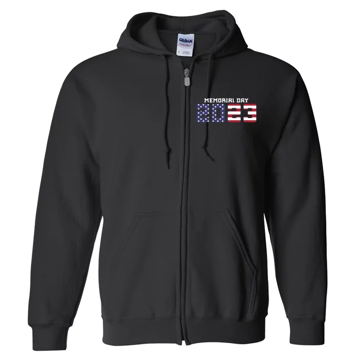 Happy Memorial Day T Full Zip Hoodie