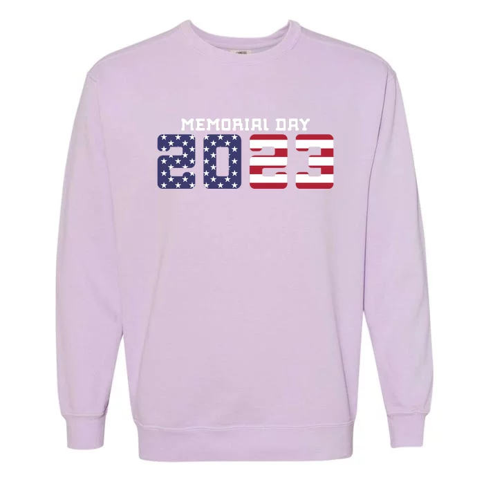 Happy Memorial Day T Garment-Dyed Sweatshirt