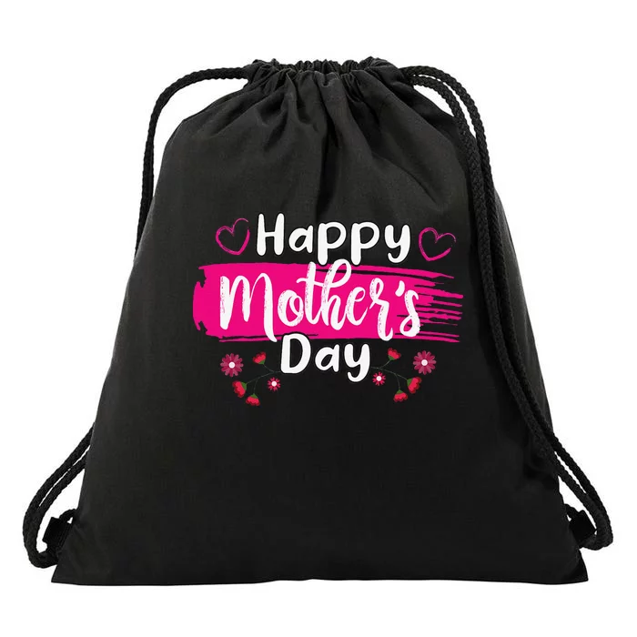 Happy Mothers Day 2024 For Women Mom Grandma Love Drawstring Bag