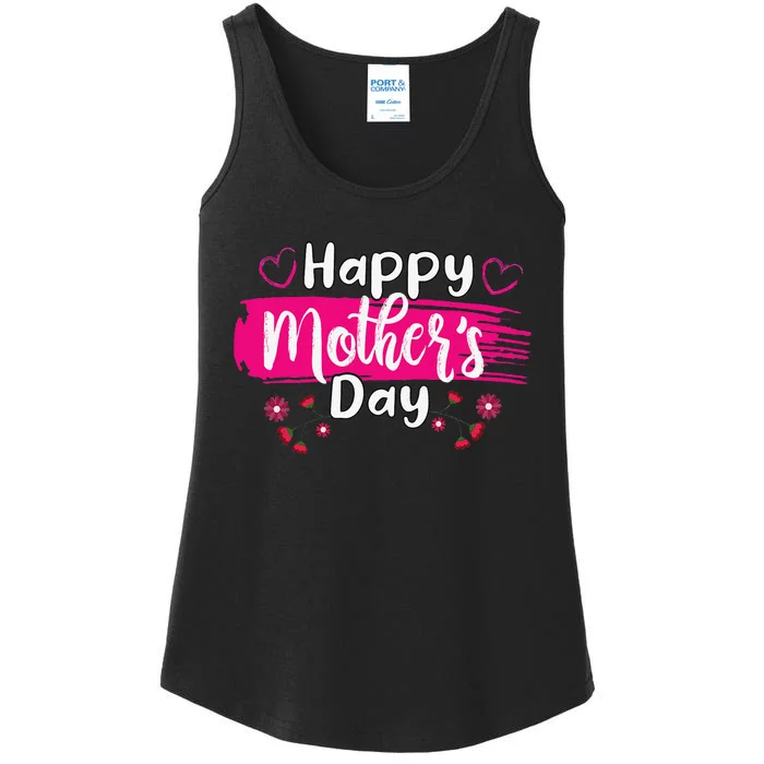 Happy Mothers Day 2024 For Women Mom Grandma Love Ladies Essential Tank