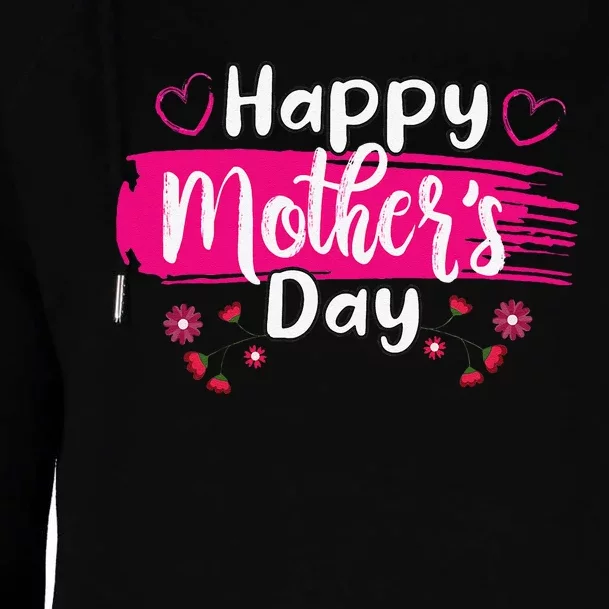 Happy Mothers Day 2024 For Women Mom Grandma Love Womens Funnel Neck Pullover Hood