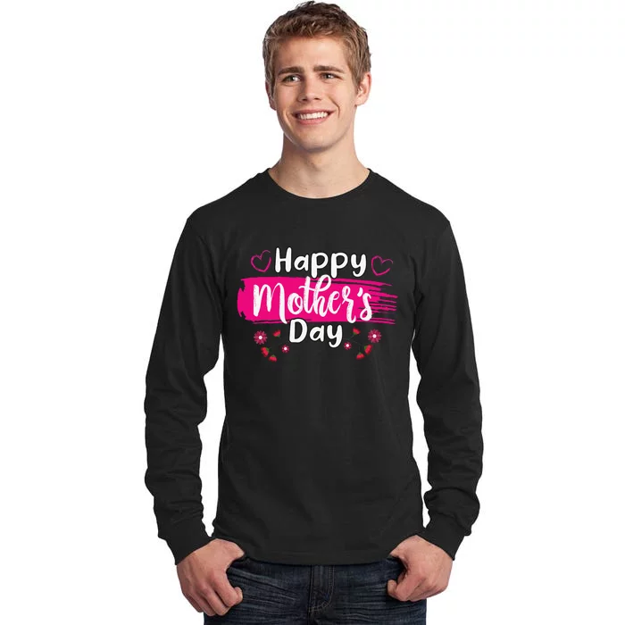 Happy Mothers Day 2024 For Women Mom Grandma Love Tall Long Sleeve T-Shirt