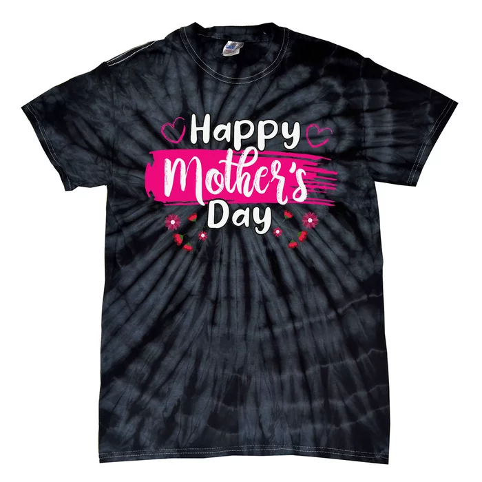 Happy Mothers Day 2024 For Women Mom Grandma Love Tie-Dye T-Shirt