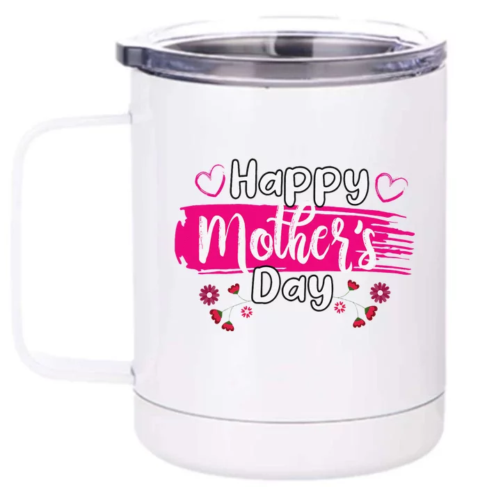 Happy Mothers Day 2024 For Women Mom Grandma Love Front & Back 12oz Stainless Steel Tumbler Cup