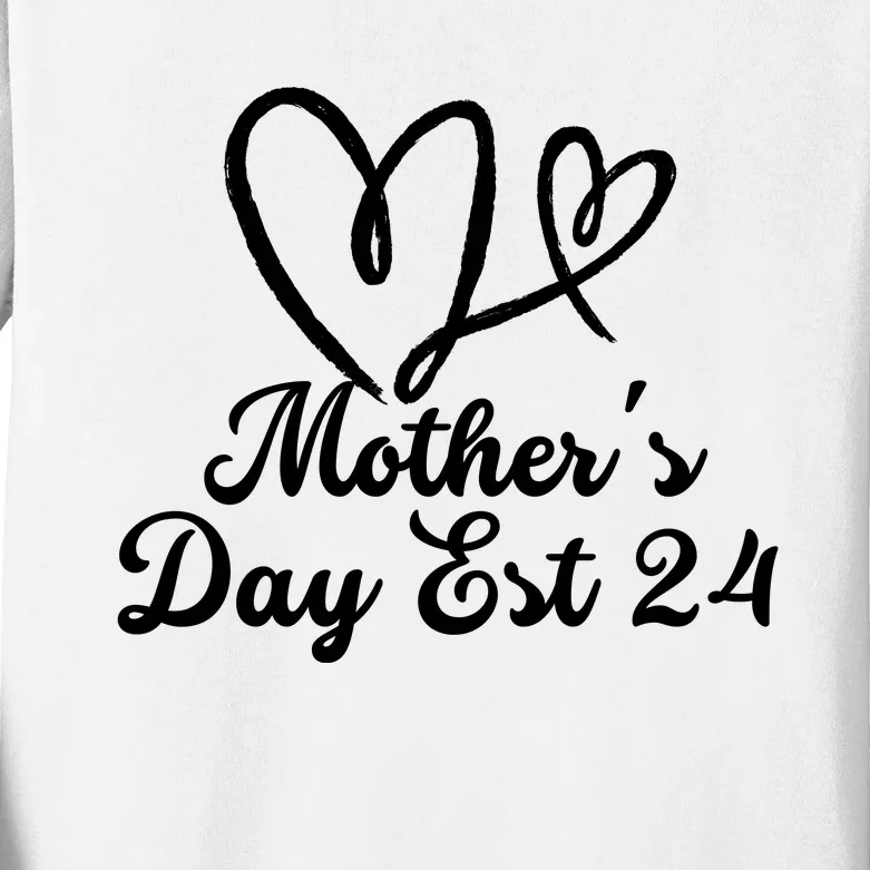 Happy MotherS Day 2024 Kids Long Sleeve Shirt