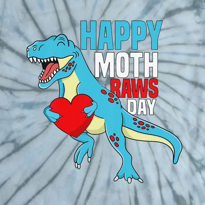 Happy Mother's Day Son For Mommy Rawr Trex Dino Tie-Dye T-Shirt