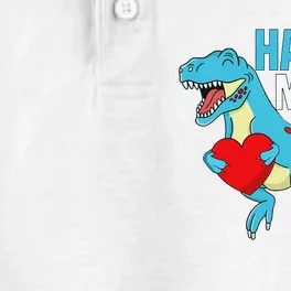 Happy Mother's Day Son For Mommy Rawr Trex Dino Dry Zone Grid Performance Polo