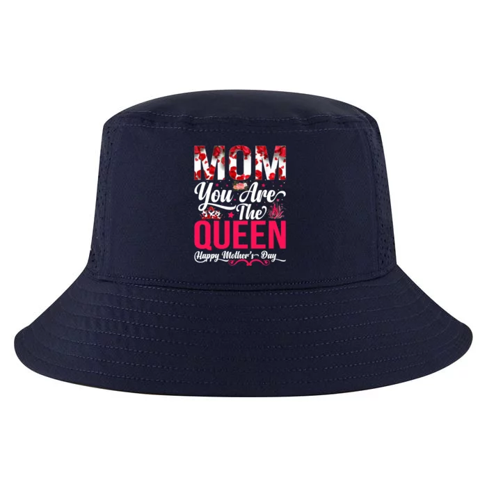 Happy Mother's Day Mom You Are The Queen Floral Graphic Cool Comfort Performance Bucket Hat