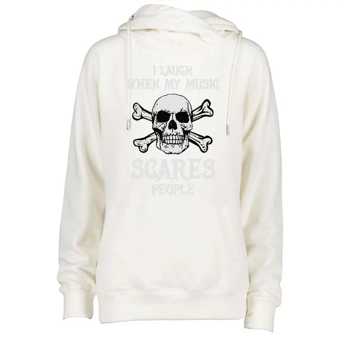 Heavy Metal Death Metal Rock Music Band Womens Funnel Neck Pullover Hood