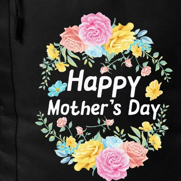 Happy MotherS Day Mom Grandma Love Floral Daily Commute Backpack