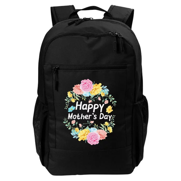 Happy MotherS Day Mom Grandma Love Floral Daily Commute Backpack