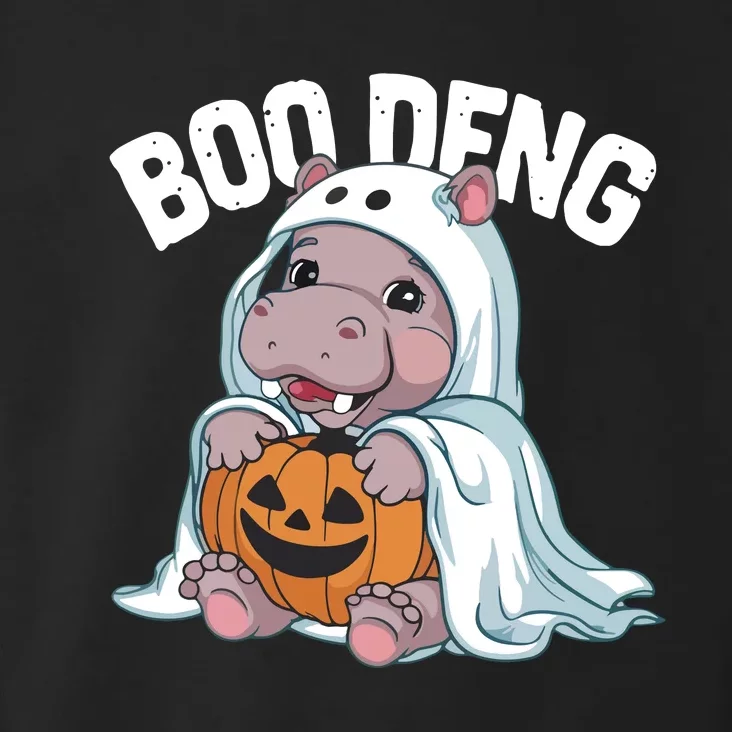 Halloween Moo Deng Baby Hippo Boo Deng Toddler Hoodie