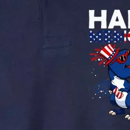 Happy Memorial Day 4th Of July Dinosaur Softstyle Adult Sport Polo