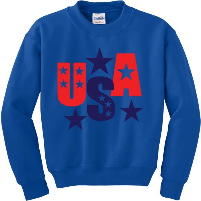 Happy Memorial Day Freedom 4th Of July Cool Gift Kids Sweatshirt