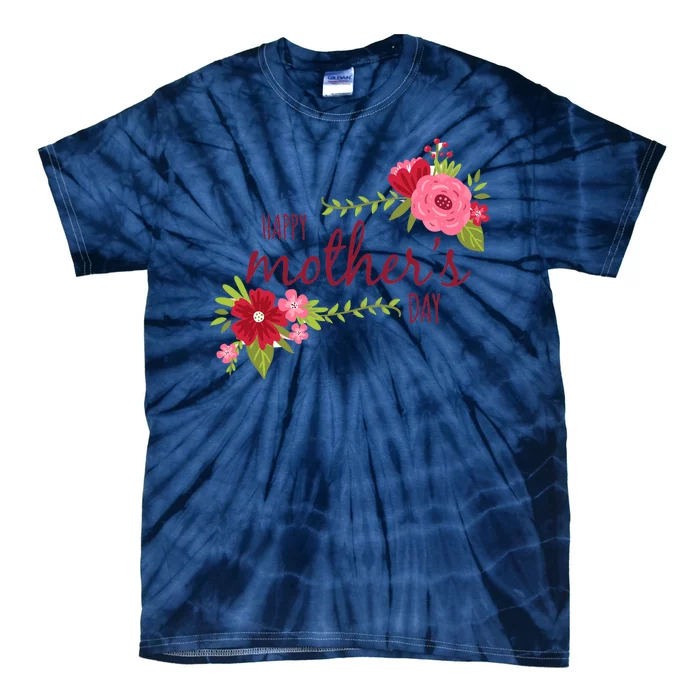 Happy Mother's Day Flower Tie-Dye T-Shirt