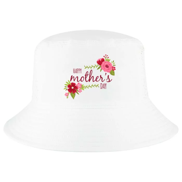 Happy Mother's Day Flower Cool Comfort Performance Bucket Hat