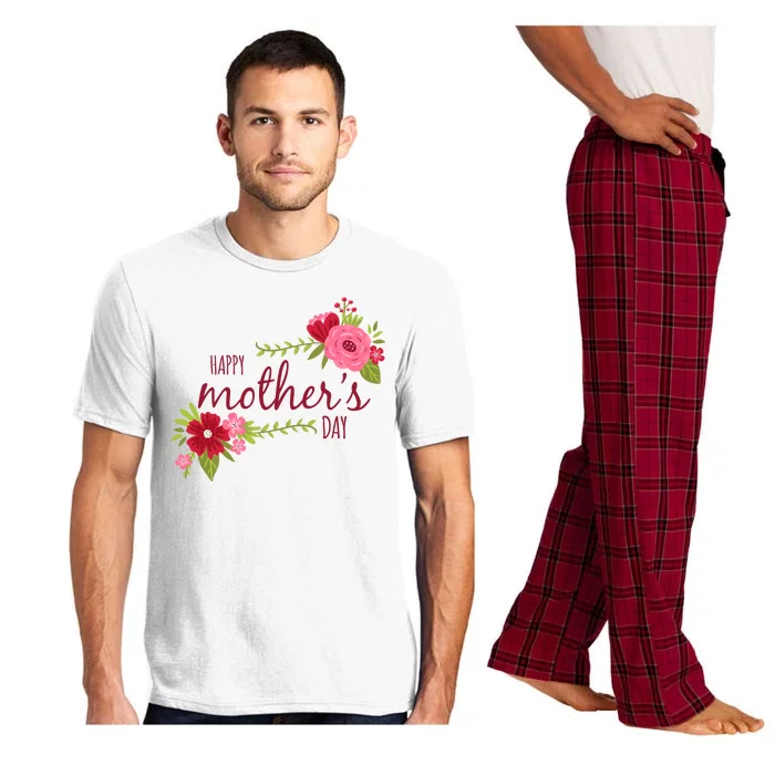 Happy Mother's Day Flower Pajama Set