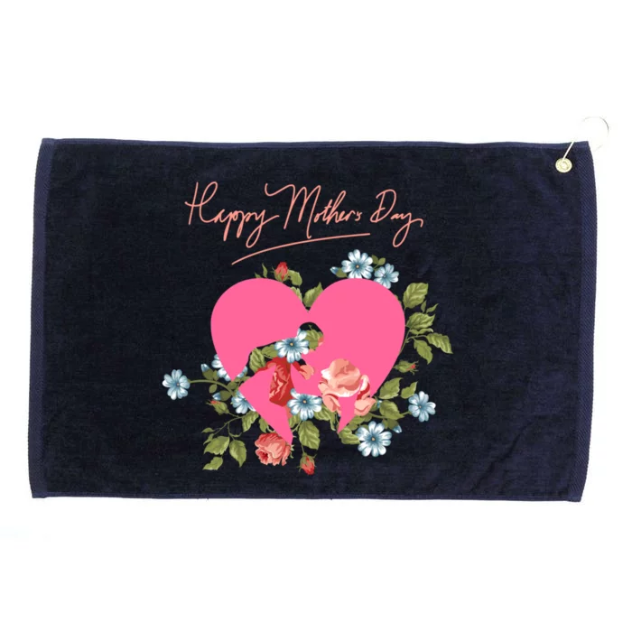 Happy MotherS Day Gift Grommeted Golf Towel