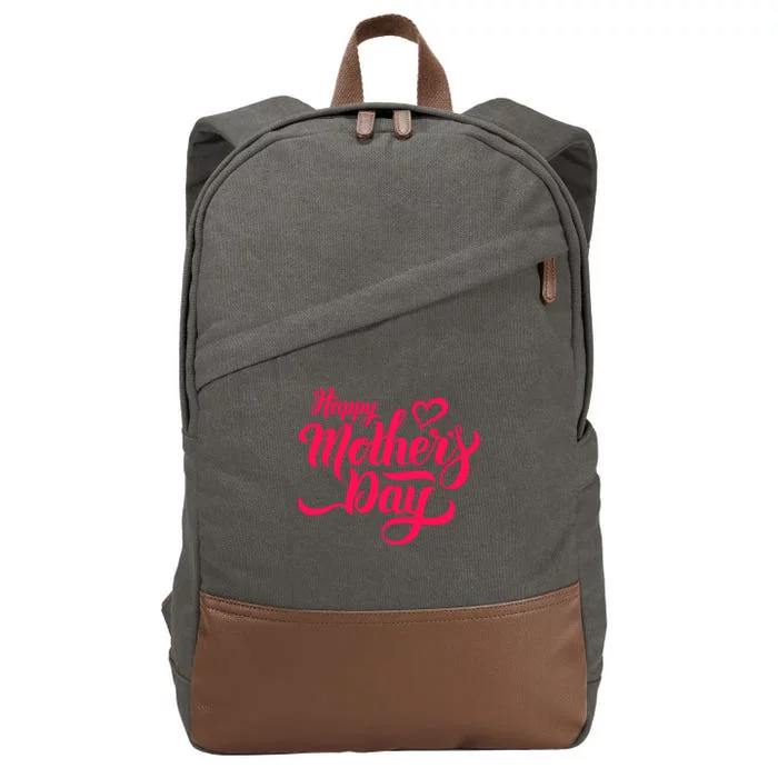 Happy Mother's Day Mommy Gifts For Mom Mothers Day Cotton Canvas Backpack